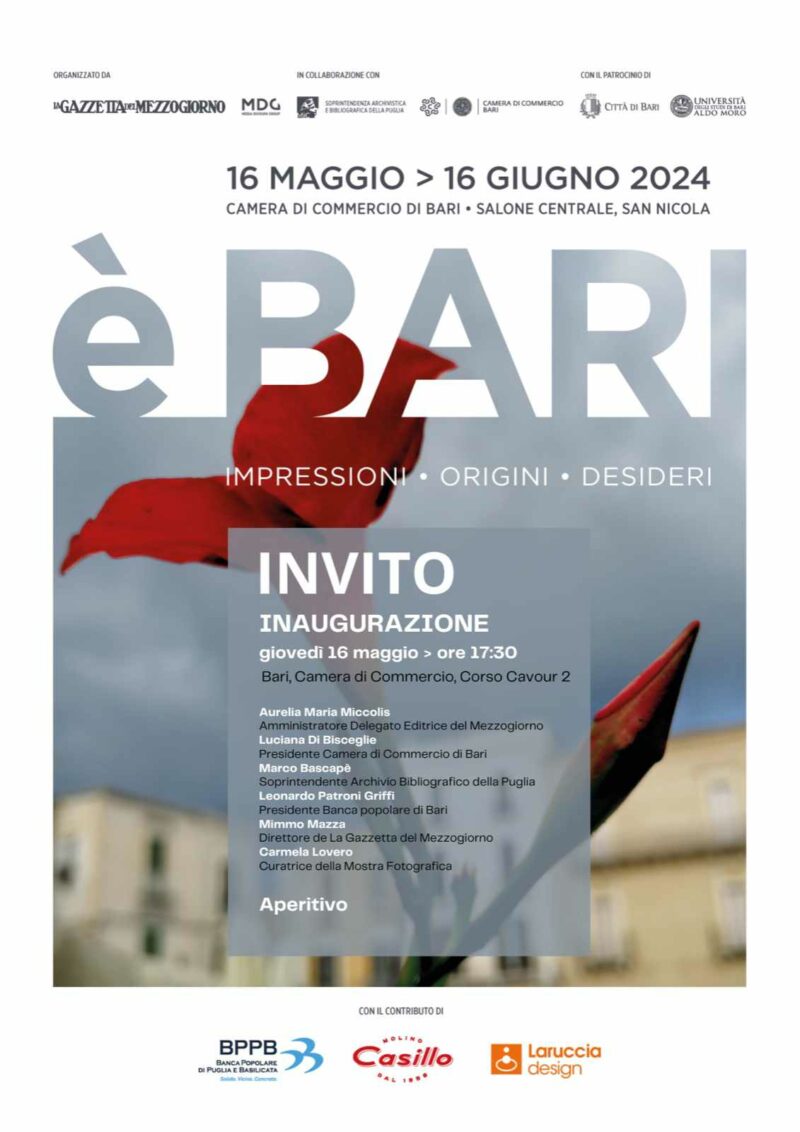 "è Bari Impressioni Origini Desideri"