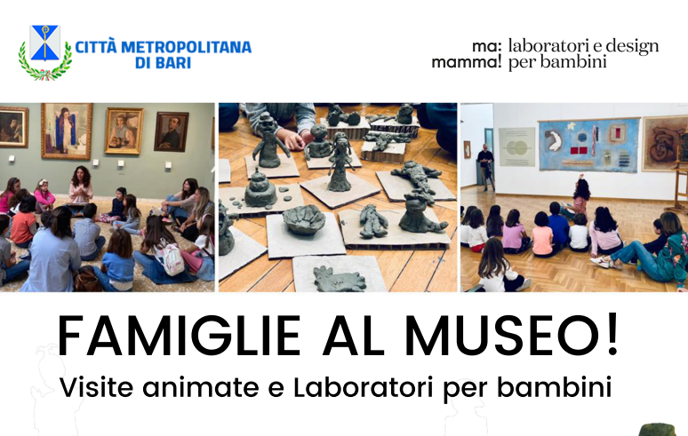 Locandina evento famiglie al museo 2024